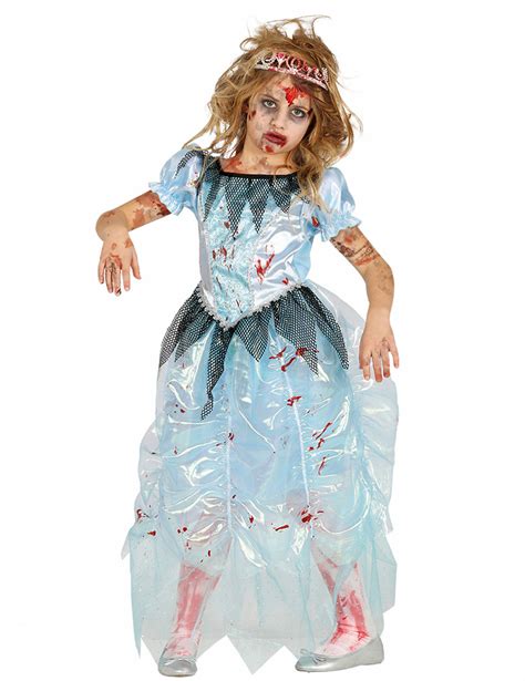Disfraz zombie princesa azul niña Halloween: Disfraces ...