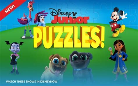 Disney Junior PUZZLES! | Disney junior games, Disney junior, Disney channel