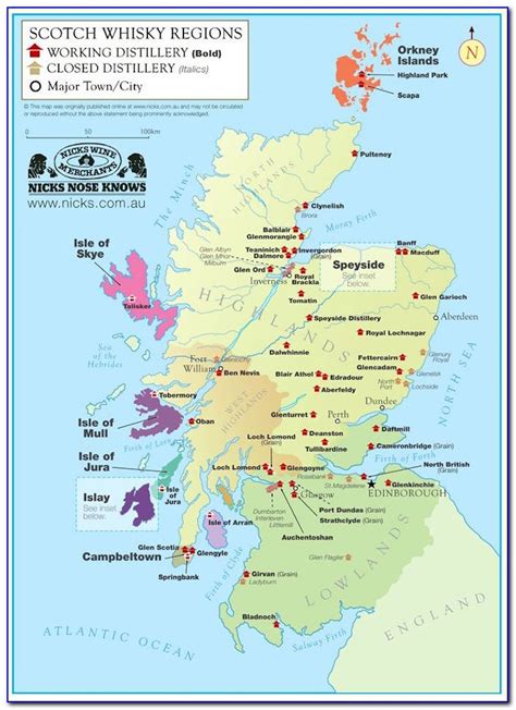 Distillery Map Of Scotland Pdf   Maps : Resume Examples # ...