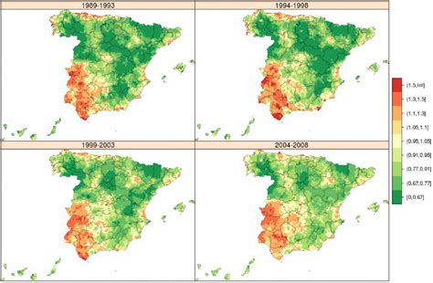 Distribución municipal del Cáncer de Mama en España