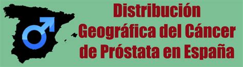 Distribución municipal del cáncer de próstata en España