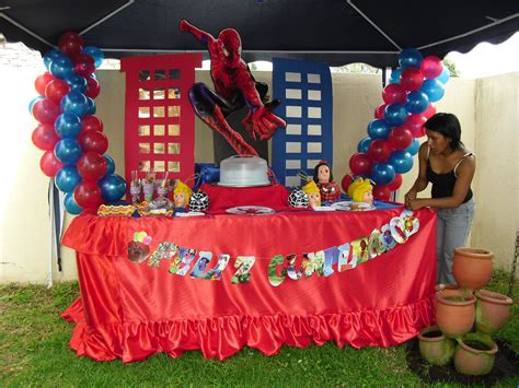 Divertimento: Decoración para fiesta infantil con Spiderman