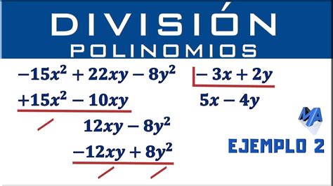 División de polinomios | Ejemplo 2   YouTube