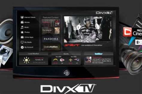 DivX TV: Películas online y series desde la televisión.