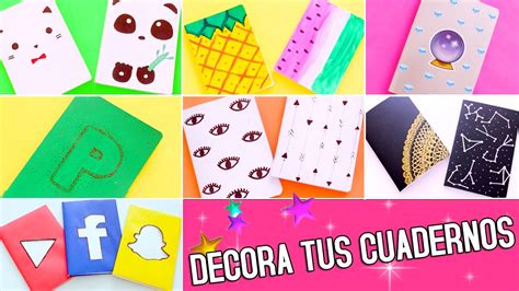 DIY: 14 ideas para decorar TUS CUADERNOS! | Nancy Loaiza ...