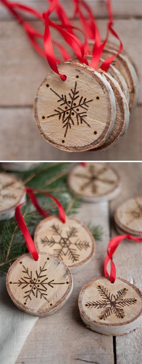 Diy....adornos de navidad con madera grabada   Paperblog