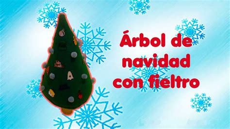 DIY | Árbol de navidad con Fieltro | FÁCIL ...