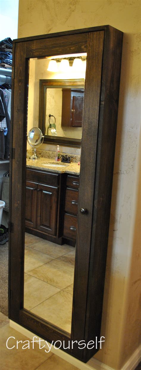 DIY Bathroom Cabinet with Mirror   Craft