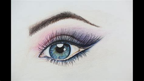 DIY Beautiful Eye Drawing. How to Draw an Eye, Amazing ...