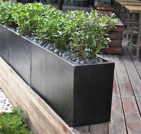 DIY Concrete Rectangular Planter — The Homy Design | Outdoor planters ...