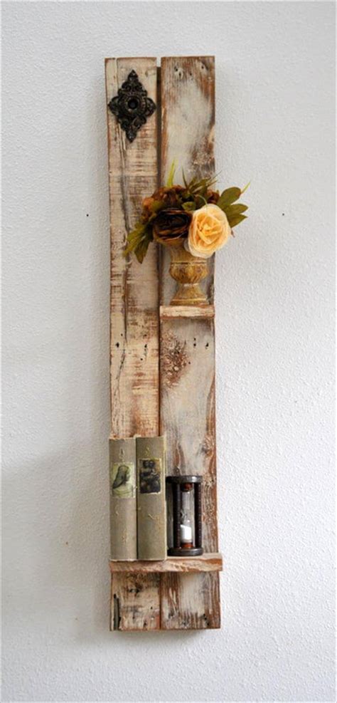 DIY Decorative Shelf Made from Pallets Wood | Pallet ...