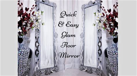 Diy High End Floor Mirror with Dollar Tree Items| Home ...