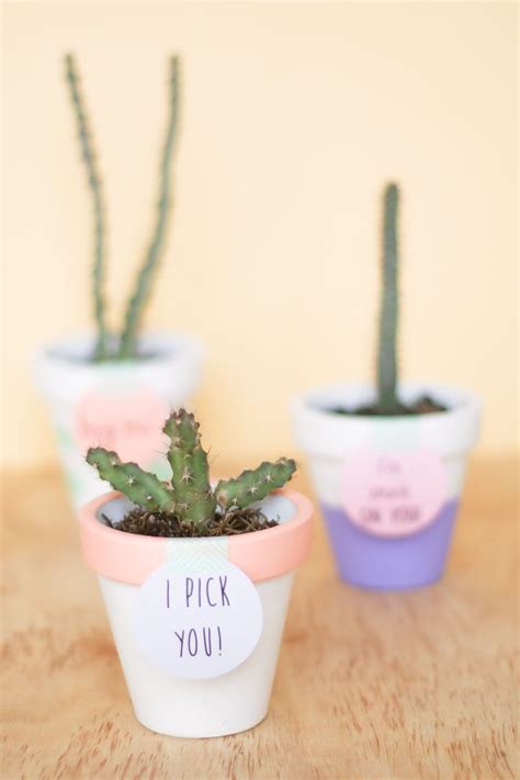 DIY: Macetas decoradas para regalar en San Valentin ...