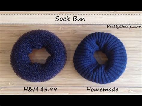DIY Make Your Own Doughnut for Sock Bun ♡   YouTube