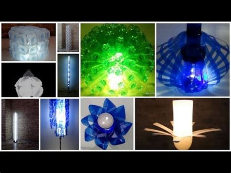 DIY.Más de 20 lámparas creativas con material reciclado   + 20 lamps ...