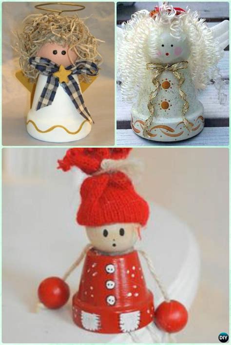 DIY Terra Cotta Clay Pot Christmas Craft Ideas Holiday ...