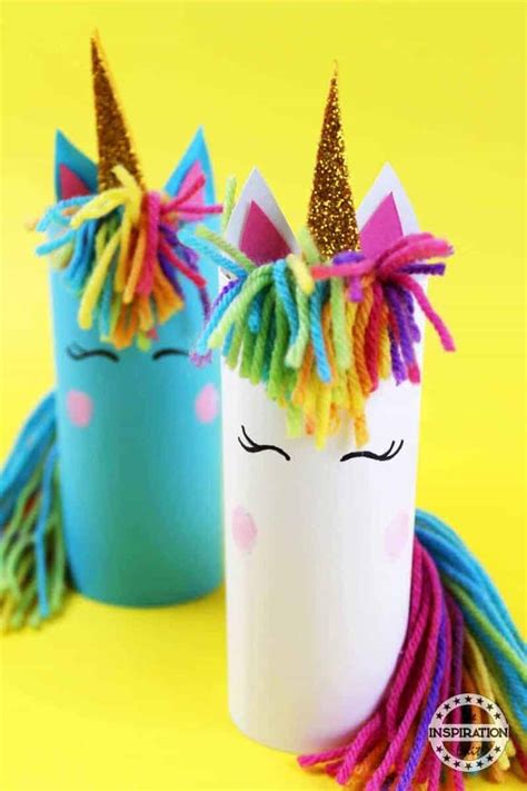 DIY Unicorn Craft Using Toilet Tubes · The Inspiration Edit