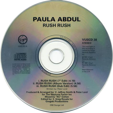 Dmellove: Paula Abdul   Rush Rush  CDS