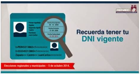 DNI renovar tu Documento de Identidad Nacional para Votar ~ resultados ...