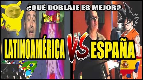 Doblaje Español VS Doblaje Latino | Anime   YouTube