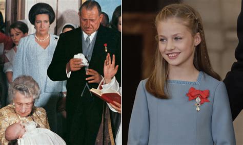 Doble homenaje de Felipe VI: a su hija y a su abuelo
