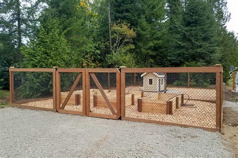 Dog Kennel with Raised Garden   AJB Landscaping & Fence