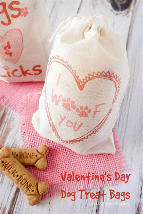 Doggy Valentine s Day Treat Bags   Living Better Together ...