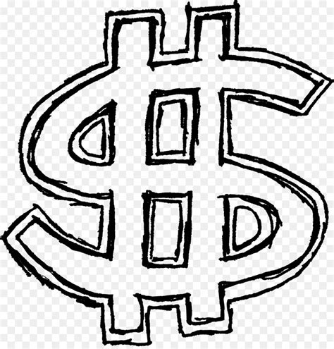 Dollar sign Drawing Money   drawing png download   1930 ...