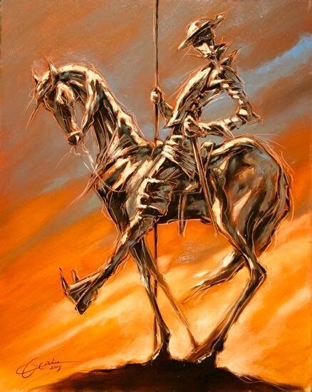 Don Quijote al oleo sobre canvas | Quijote | Pinterest | Sobres ...