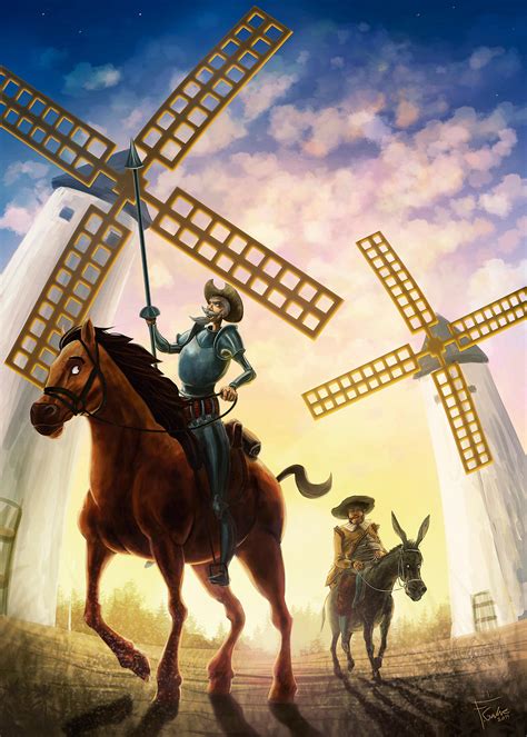 Don quijote and Sancho Panza by FGalve on DeviantArt