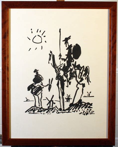 Don Quijote    Pablo Picasso  1881 1973   | Kunst picasso, Kunstdruck ...