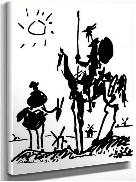 Don Quixote 1955 By Pablo Picasso Art Reproduction from Wanford