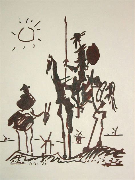 Don Quixote   Pablo Picasso  1955  | Art encounters, Pablo picasso art ...