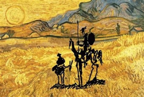 Don Quixote & Sancho Panza  Sketch by Pablo Picasso  1955 | Art ...