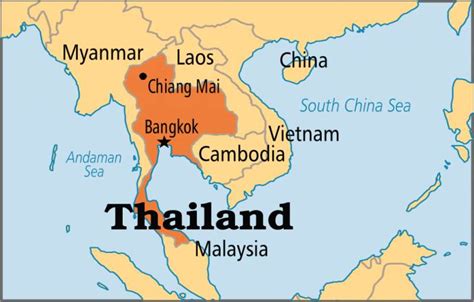 ¿Donde está Tailandia? Ubicación y geografía de Tailandia ...