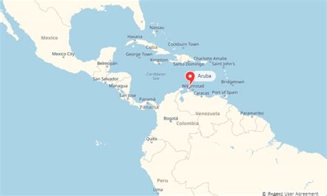 ¿Donde está ubicada la isla de Aruba? ¿Dónde queda?