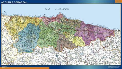 donde puedo encontrar un Mapa CCAA de Asturias   Mapas Murales de pared