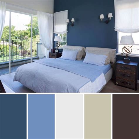 Dormitorio azul y blanco | Colores para dormitorios ...