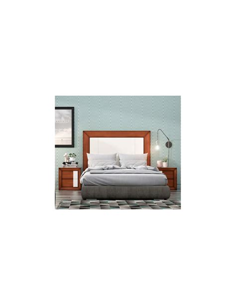 Dormitorio color madera roble cerezo y blanco lacado | Oso ...