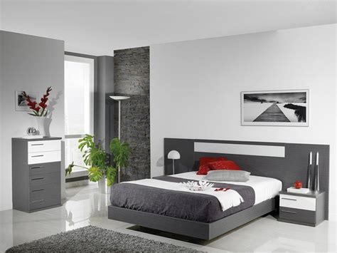Dormitorio gris y blanco Muebles Antoñán