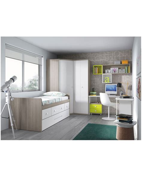 Dormitorio juvenil: catálogo muebles La Oca 2017 | iMuebles
