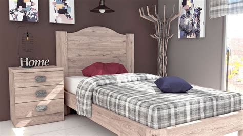 Dormitorio juvenil en color roble salerno | Rapimueble