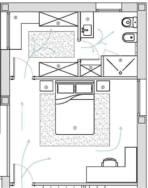 Dormitorio Tipo Suite Suite Planos De Dormitorios Con Baño Y Vestidor ...