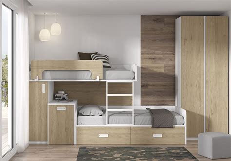 Dormitorios juveniles modernos de diseño en Muebles Sarria