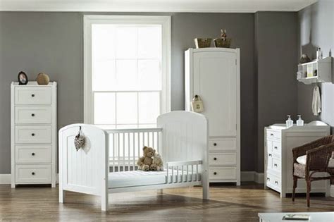 Dormitorios para bebé en blanco y gris   Ideas para decorar dormitorios