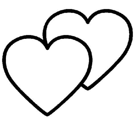 Dos corazones | Corazones para dibujar, Molde de corazon, Corazones ...