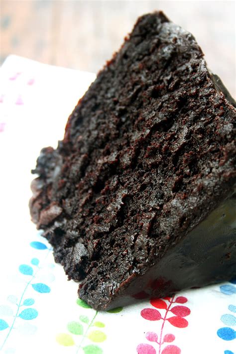 Double Chocolate Cake with Black Velvet Icing—The Best ...