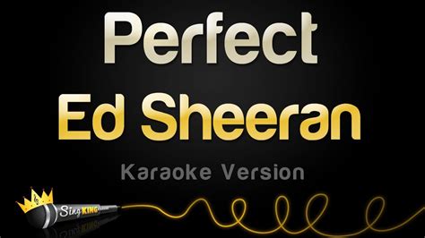 Download Ed Sheeran   Perfect  Karaoke Version  Video ...