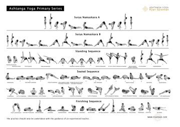Download the Primary Series chart   FREE   Ashtanga Yoga ...