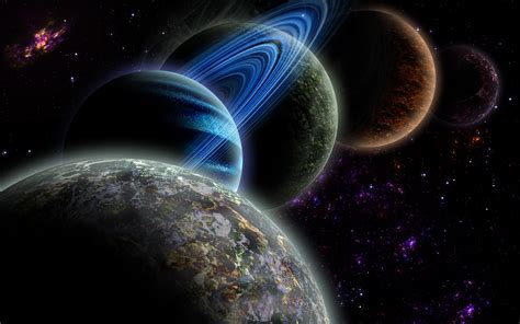 Download wallpaper 3840x2400 planets, galaxy, stars, space ...